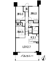Floor: 3LDK, the area occupied: 70.8 sq m, Price: TBD