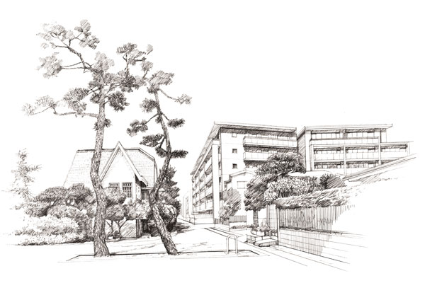 Buildings and facilities. Exterior illustrations