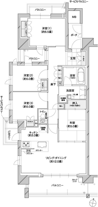 Floor: 4LDK, occupied area: 87.25 sq m, Price: TBD