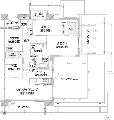 Floor: 4LDK, occupied area: 96.45 sq m, Price: TBD