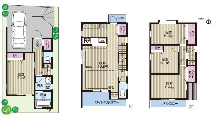 Floor plan. 46,800,000 yen, 4LDK, Land area 68.15 sq m , It is a building area of ​​112.05 sq m soundproofing in the construction. 