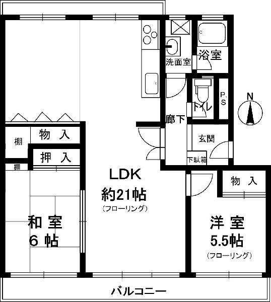 Floor plan. 4LDK, Price 14.8 million yen, Occupied area 82.78 sq m