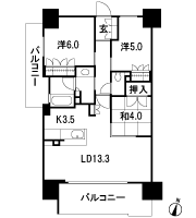 Floor: 3LDK, occupied area: 68.81 sq m, Price: 40,640,343 yen ・ 44,754,629 yen
