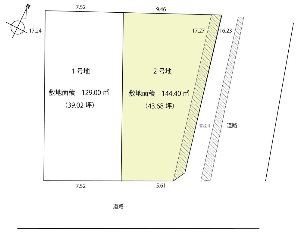 Compartment figure. Land price 51,800,000 yen, Land area 144.4 sq m