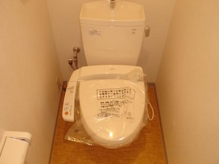 Toilet. Heated toilet seat