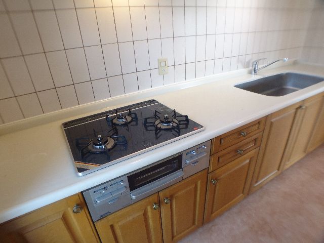 Kitchen. Glass top stove