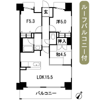 Floor: 2LDK + free room, occupied area: 66.72 sq m, price: 32 million yen