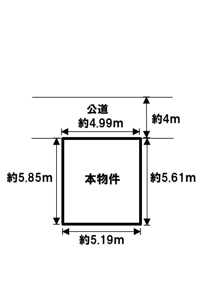 Compartment figure. Land price 8 million yen, Land area 29.18 sq m Current Status parking revenue