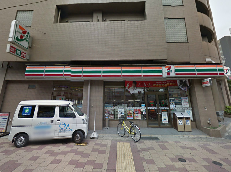 Convenience store. Seven-Eleven Kobe HamazakiTsu store up (convenience store) 155m