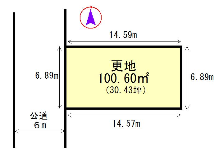 Compartment figure. Land price 24,800,000 yen, Land area 100.6 sq m
