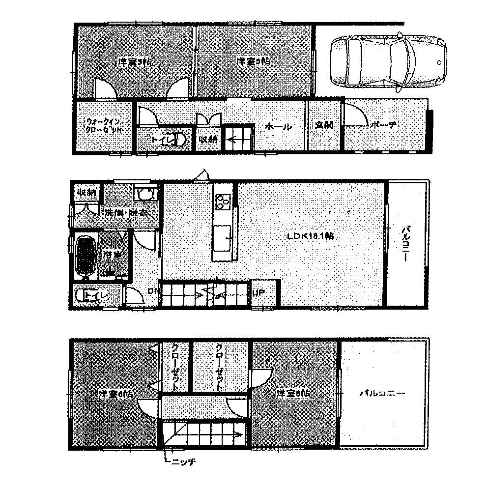 Floor plan. 31,800,000 yen, 4LDK, Land area 76.42 sq m , Building area 118.35 sq m