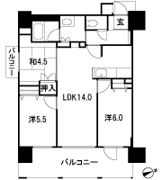 Floor: 3LDK, occupied area: 66 sq m, Price: 26,800,000 yen ~ 32,200,000 yen