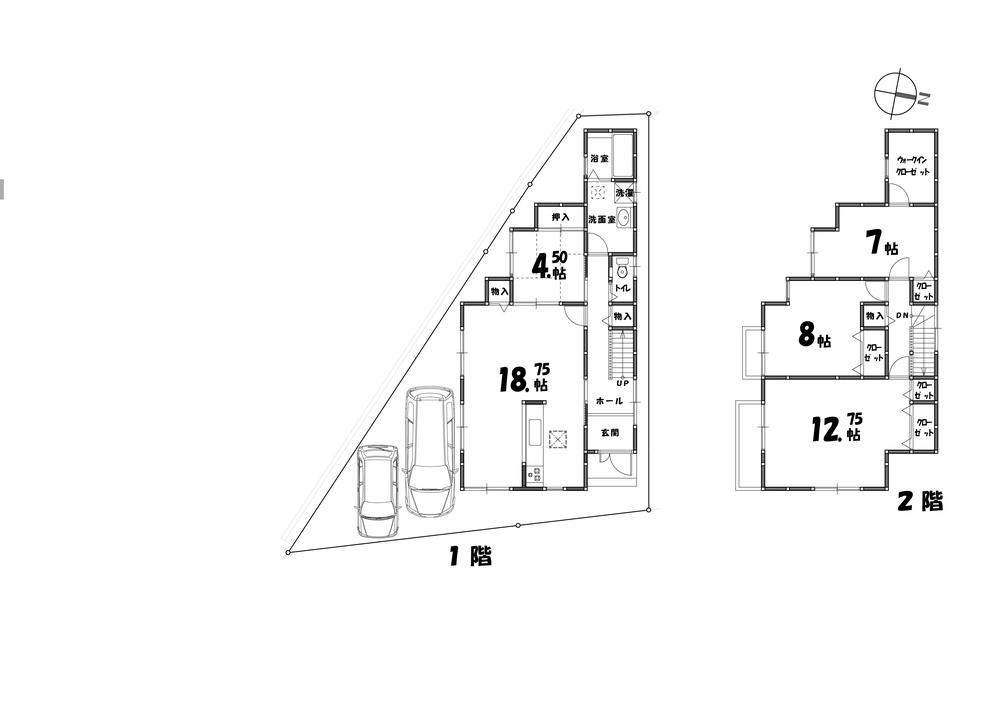 Floor plan. (No. 4 locations), Price 36,800,000 yen, 4LDK+S, Land area 115.6 sq m , Building area 122.32 sq m