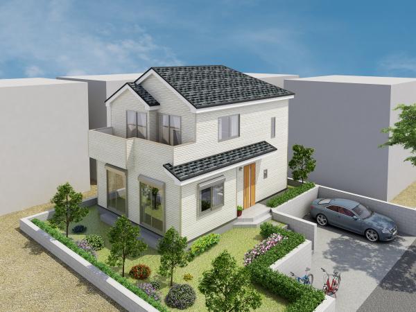 Rendering (appearance). Completion is Perth.  Because of the large site area, Finish the imposing appearance! I finished I look forward to. Scheduled for completion in late January! Because there model house those who preview hope without reserve, please contact us! 