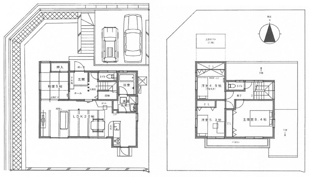 Floor plan. 32,800,000 yen, 4LDK, Land area 198.67 sq m , Building area 112.62 sq m