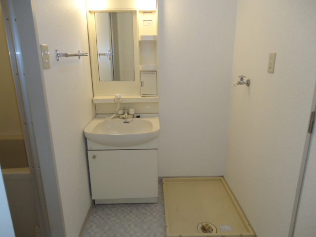 Washroom. With shampoo dresser