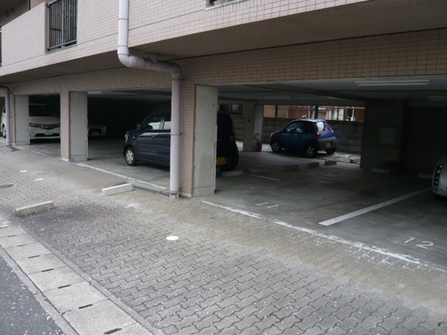 Parking lot. There is also indoor parking