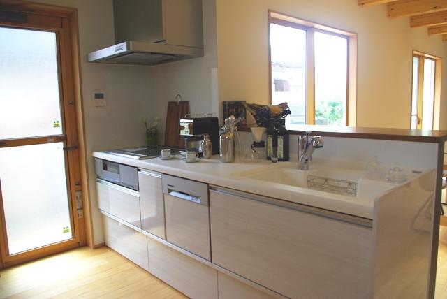 Kitchen. Image furniture, etc. during installation