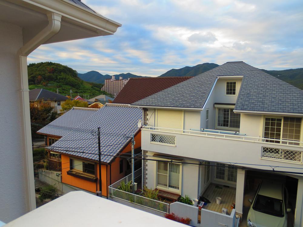 View photos from the dwelling unit. Overlooking the lush mountain.