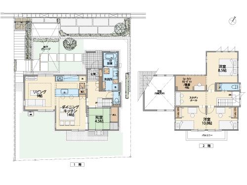 Floor plan. (3-7-4), Price TBD , 3LDK+2S, Land area 219.91 sq m , Building area 142.62 sq m
