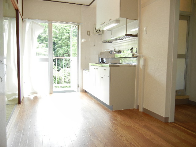 Kitchen. Also spacious around the kitchen ☆ 彡