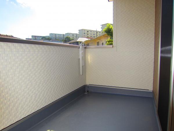 Balcony. Wide balcony