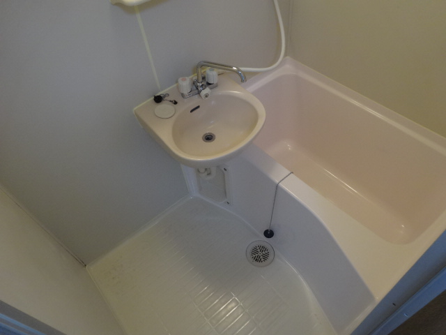 Bath. Bathroom with a bathroom dryer (^ v ^)