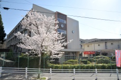 Junior high school. Municipal Oike until junior high school (junior high school) 587m