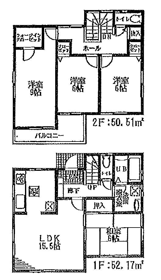 Floor plan. 17.8 million yen, 4LDK, Land area 168.77 sq m , Building area 102.68 sq m floor plan