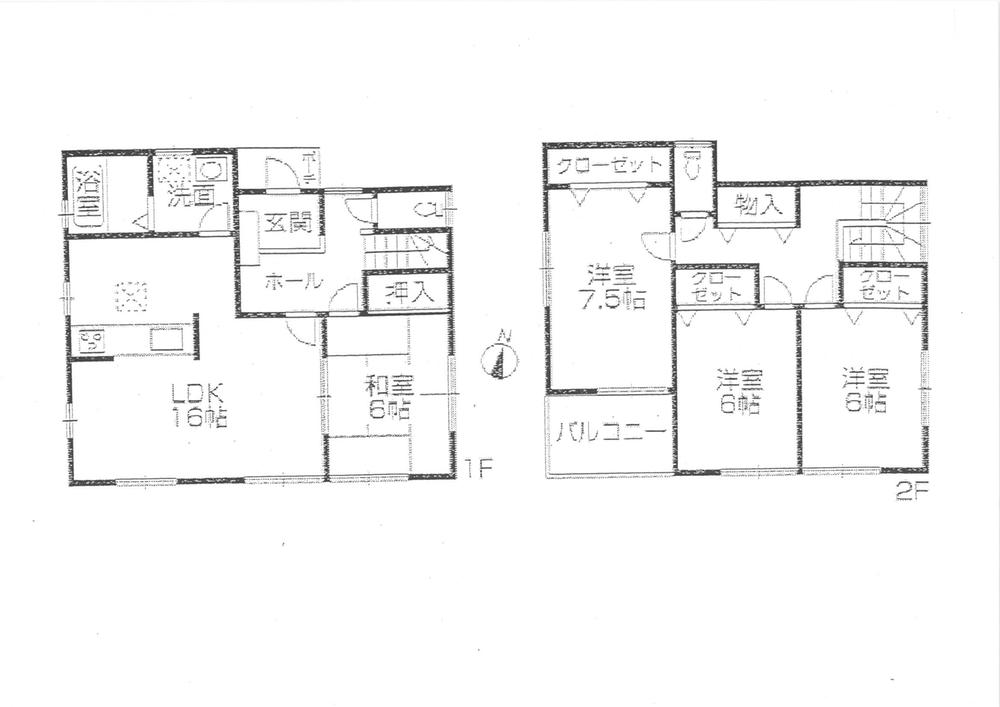 Floor plan. 17.8 million yen, 4LDK, Land area 168.77 sq m , Building area 105.99 sq m