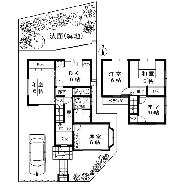 Floor plan. 15 million yen, 5DK, Land area 149.96 sq m , Building area 86.12 sq m