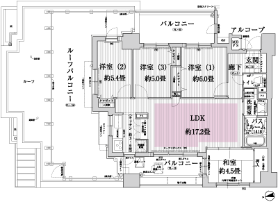 Floor: 4LDK, occupied area: 80.59 sq m, Price: 38.2 million yen