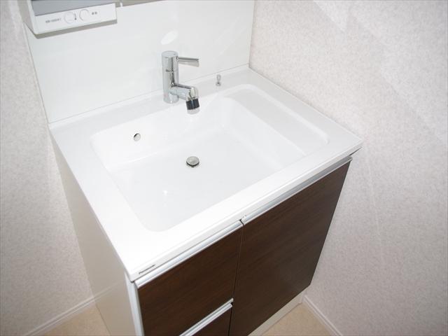 Wash basin, toilet. Shampoo is with a dresser! (B No. land)
