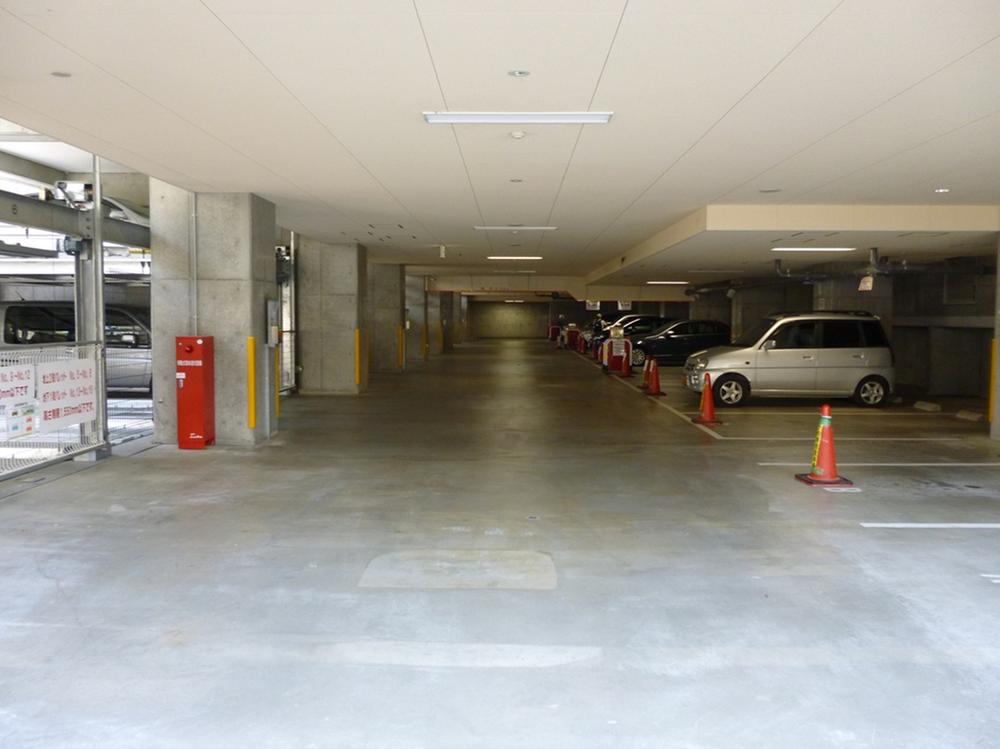 Parking lot. Common areas