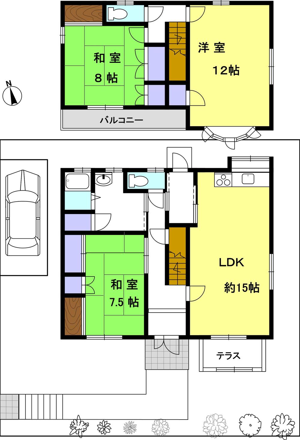 Floor plan. 19,800,000 yen, 3LDK, Land area 178.6 sq m , Building area 116.01 sq m