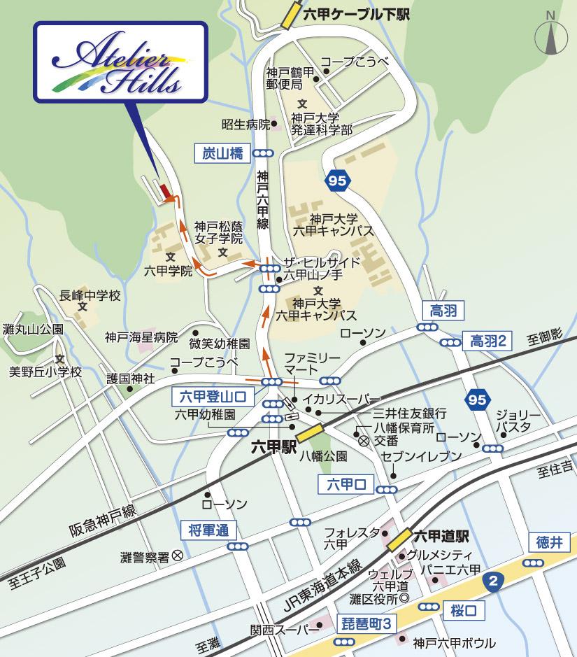 Local guide map