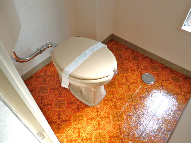 Toilet. Interior of a private toilet is also very clean!