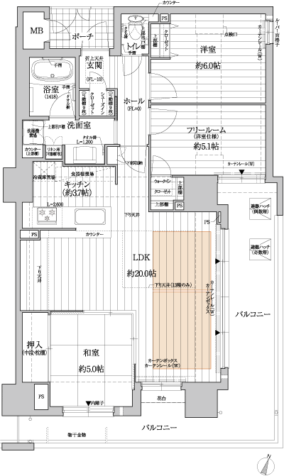 Floor: 2LDK + F, the area occupied: 78.88 sq m, Price: TBD