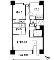 Floor: 2LDK + F, the area occupied: 73.33 sq m, Price: TBD