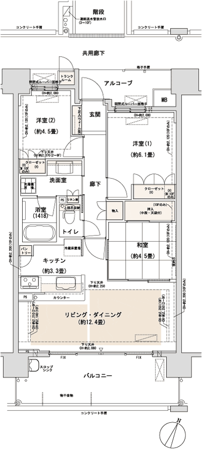 Floor: 3LDK, occupied area: 70.32 sq m, Price: 31,329,946 yen