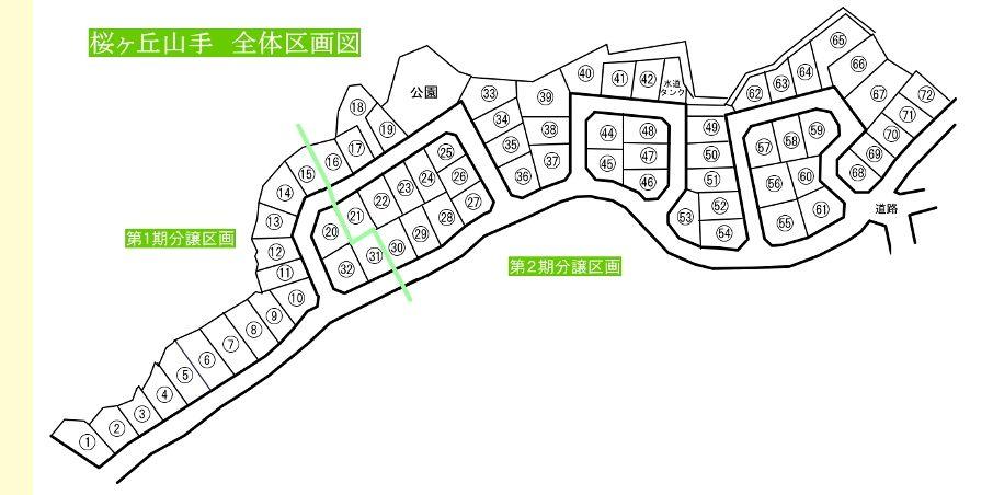 The entire compartment Figure. All 71 compartments (Phase 1 sale 18 compartment, Phase 2 subdivision 53 partitions)