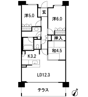 Floor: 3LDK, occupied area: 70.19 sq m, Price: 39.3 million yen