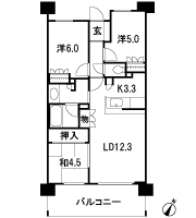 Floor: 3LDK, occupied area: 68.87 sq m, Price: 45.8 million yen