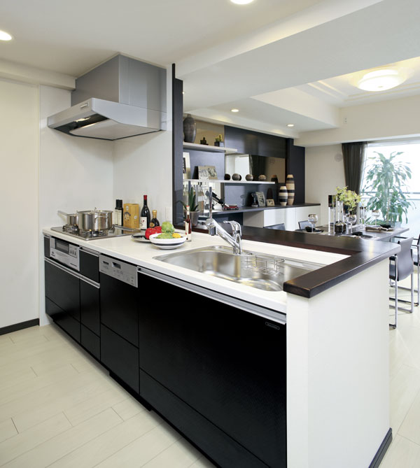 Kitchen.  [kitchen] Living in the kitchen to use every day ・ While also considering the spatial harmony with dining, Efficiently use such equipment ・ Specifications have been planning ( ※ )