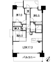 Floor: 3LDK, occupied area: 75.15 sq m, Price: 38,900,000 yen ~ 42,800,000 yen