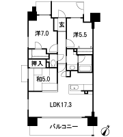 Floor: 3LDK, occupied area: 75.15 sq m, Price: 37.8 million yen