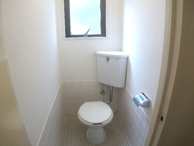 Toilet. Also there is a window in the toilet.