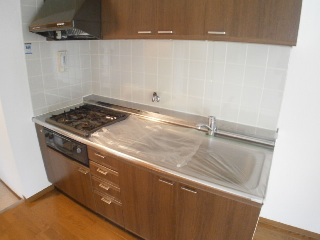 Kitchen. System three-necked Gasukitchin.