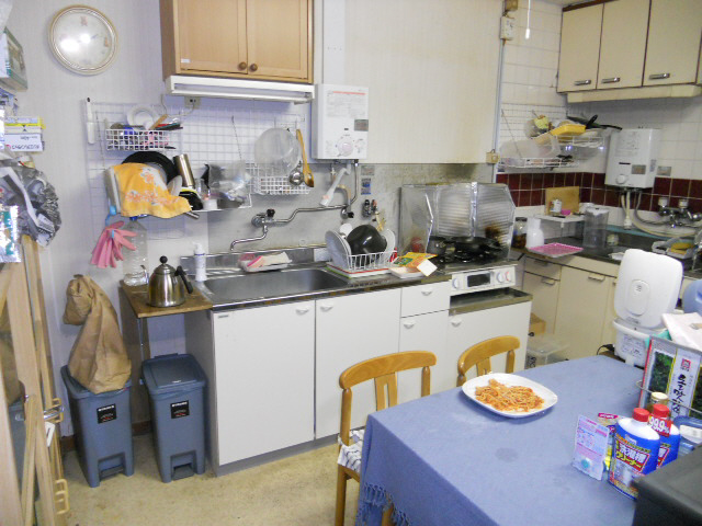 Kitchen. Shared kitchen is used by the two people a pair