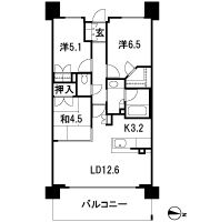 Floor: 3LDK + WIC, the occupied area: 70.02 sq m, Price: 36,880,000 yen